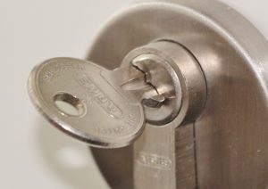 Photo d'une serrure de porte